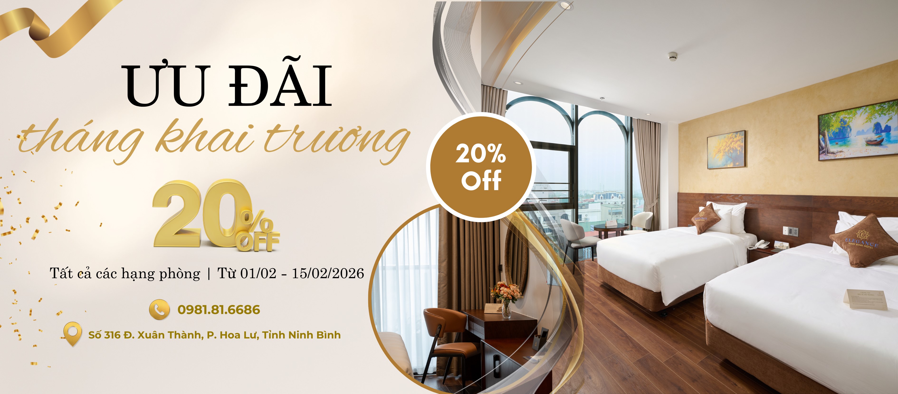 ƯU ĐÃI THÁNG KHAI TRƯƠNG